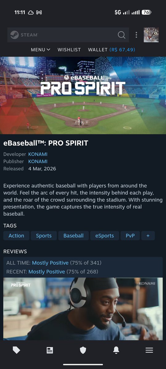 LostDodgers's tweet photo. PC Gamers who wished we had MLB The Show or something similar on PC can find this on Steam for free right now. It's a limited version but I'm fairly sure they're testing the market to see if they want to deliver a fuller version. https://t.co/PmcvABPaC5