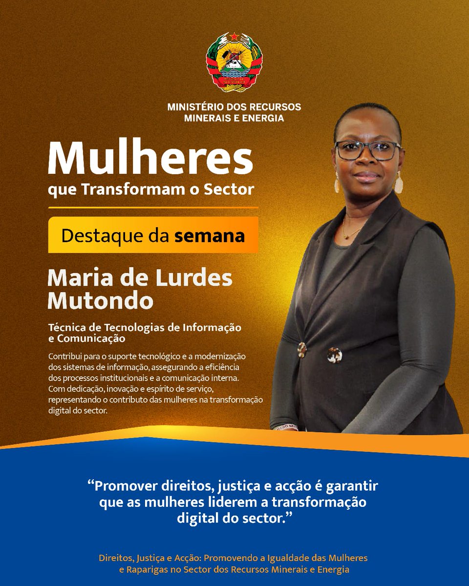 MIREME- Ministério dos Recursos Minerais e Energia tweet media