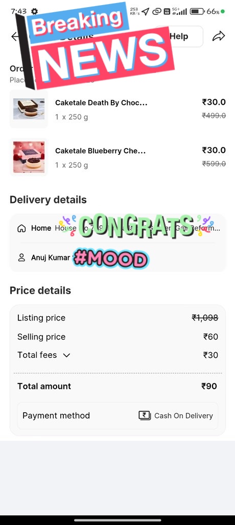AnujSha12970770's tweet photo. @dealztrendz Kuch mitha ho jaae 😋 https://t.co/YXlmsz5pVN