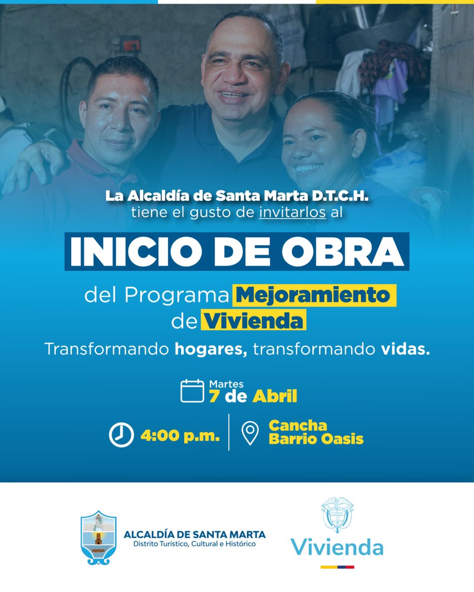 Alcaldía de Santa Marta tweet media