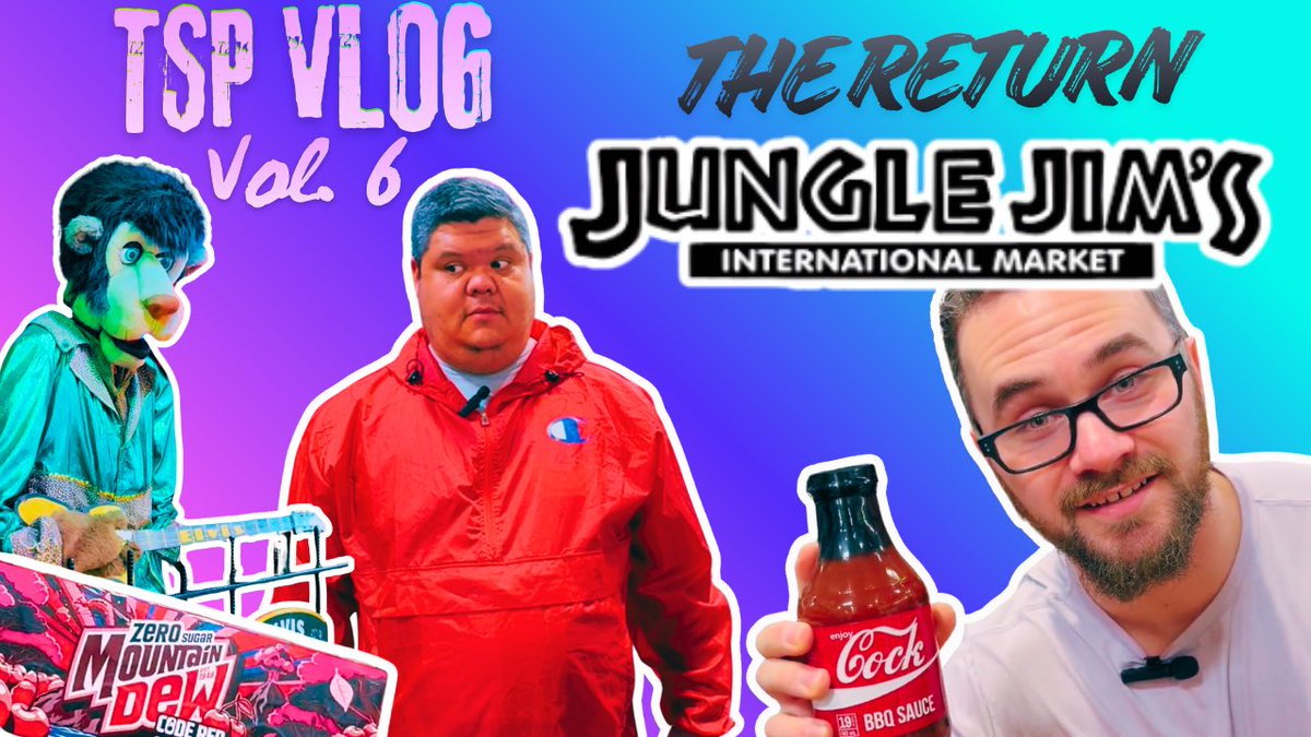 TSP_2019's tweet photo. Our Return To Jungle Jim’s! 🔥 

STREAM NOW!!⬇️⬇️⬇️

TSP VLOG (Vol. 6) 🎥:  https://t.co/Zb3Q85mcmg

LIKE-SHARE-SUBSCRIBE 👍

#podcast #vlog #junglejims #internationalmarket https://t.co/WqBKT86utf