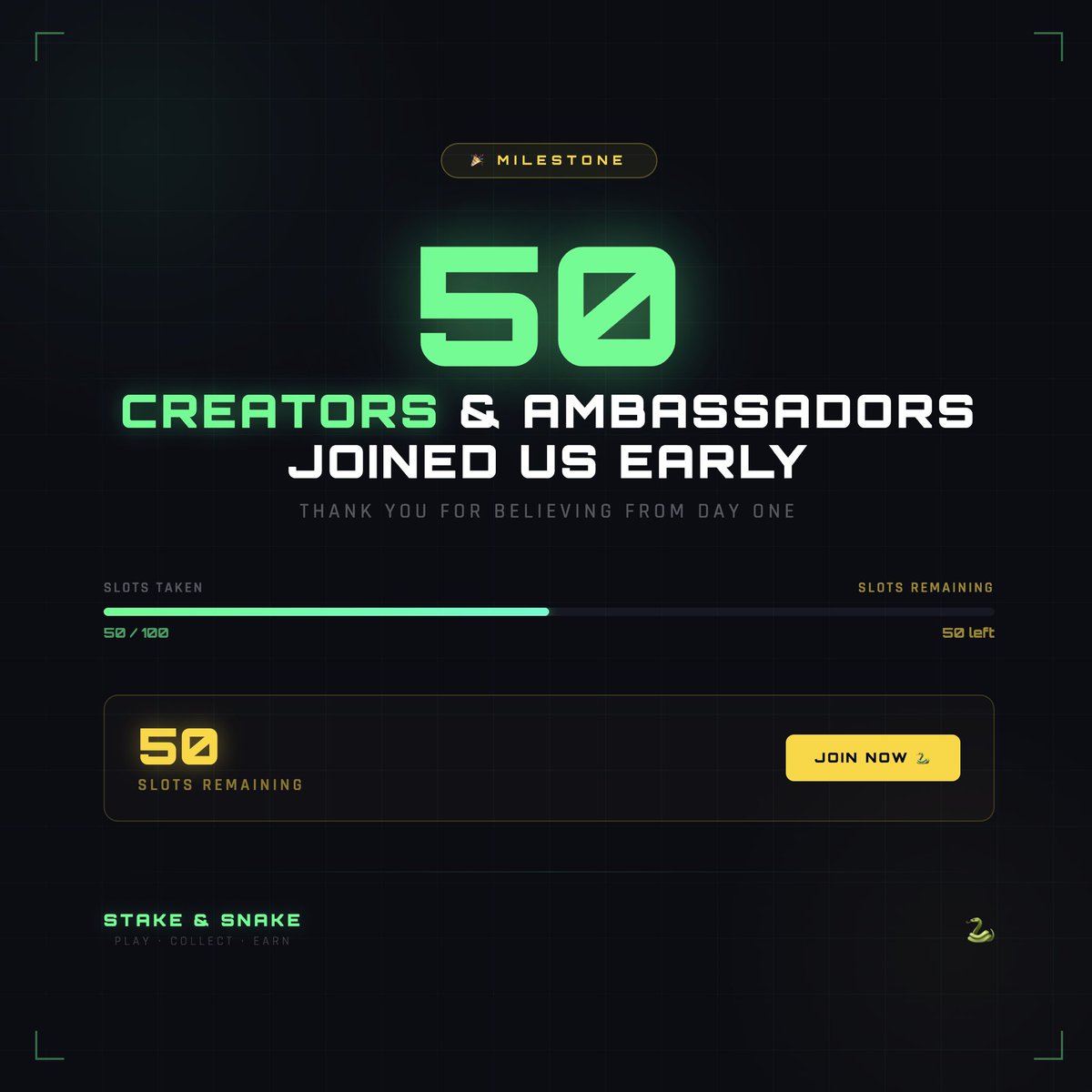 Stake & Snake tweet media