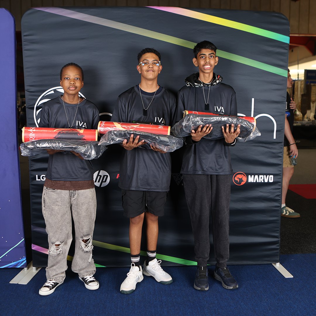 RGBGamingZA's tweet photo. 🎮🚀 Rand Show Day 5 – Boost Cup High (Rocket League)6 high schools battled it out in an epic final! 🔥🥇 Hoërskool Oos-Moot
🥈 IVA Global
🥉 Crawford RuimsigAmazing gameplay to close off Rand Show 2026 🙌
Thanks to Evetech &amp; Eduvos 💻🎓#RGBGaming #RandShow2026 #RocketLeague https://t.co/W2fUXLWImX