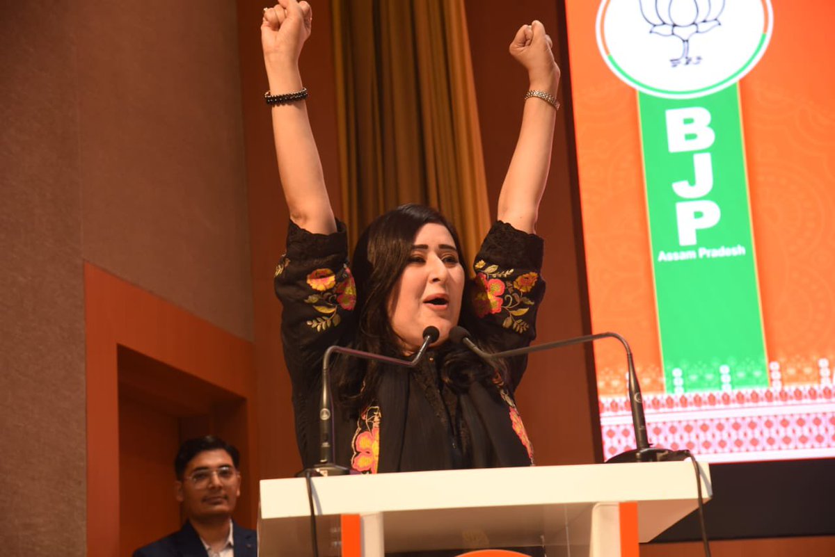 Some days stay with you forever.
Today was one such moment.

Sharing the dais with leaders like - Two times Member of Parliament from Bengaluru <a href="/Tejasvi_Surya/">Tejasvi Surya</a> ji, MP from New Delhi and daughter of the most respected and veteran BJP leader Lt Sushma Swaraj Smt <a href="/BansuriSwaraj/">Bansuri Swaraj</a> ji ,