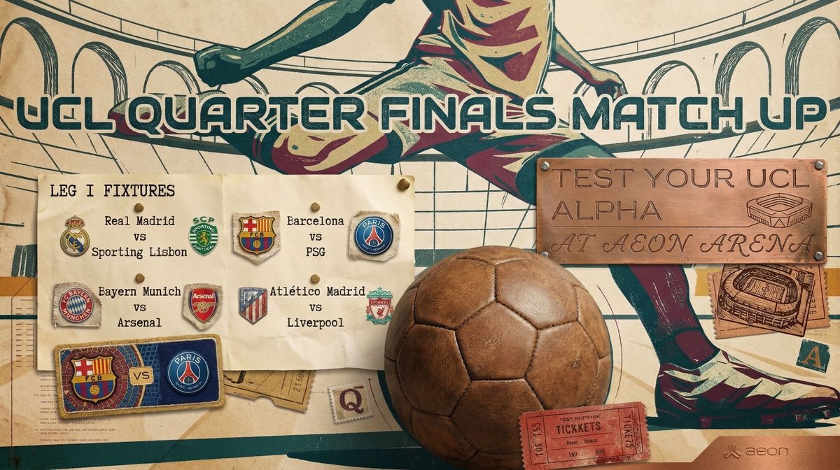Four ties. Eight clubs. One Arena. 
aeonarena.com