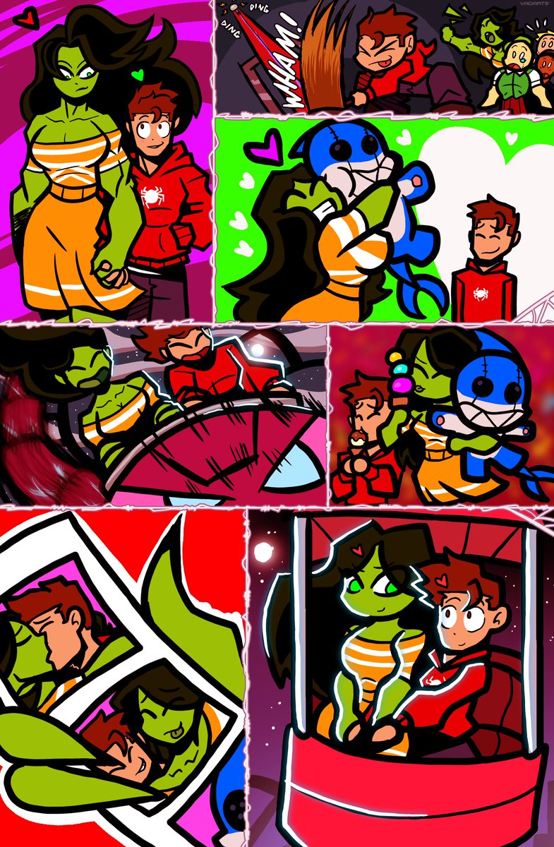 She Hulk X Spider-Man Sequel
Commission by Vatten4ever0
Written by INCREDIBLE-BRAY