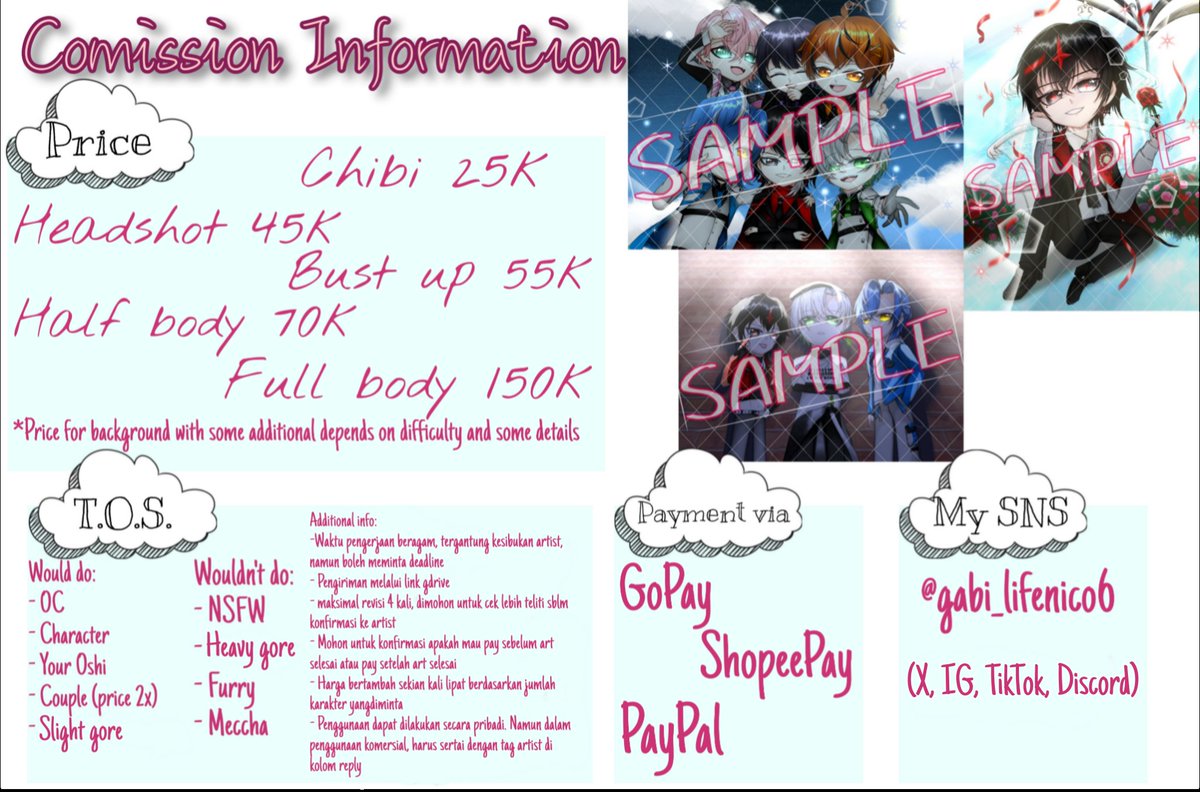 gabi_lifenico6's tweet image. 【❤ &amp;amp; 🔁 appreciated! ✨】

I want to earn more money for my future!! If you guys want to ask me for the commission, don't be shy to ask me. I will accept it for the good way💝

#artcommissions #SupportHumanArtists #Commission #CommissionSheet