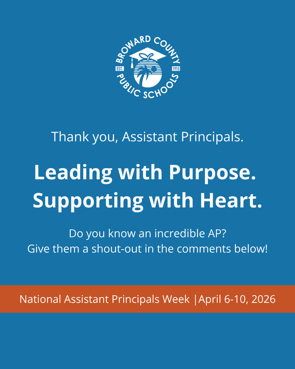 Broward County Public Schools tweet media
