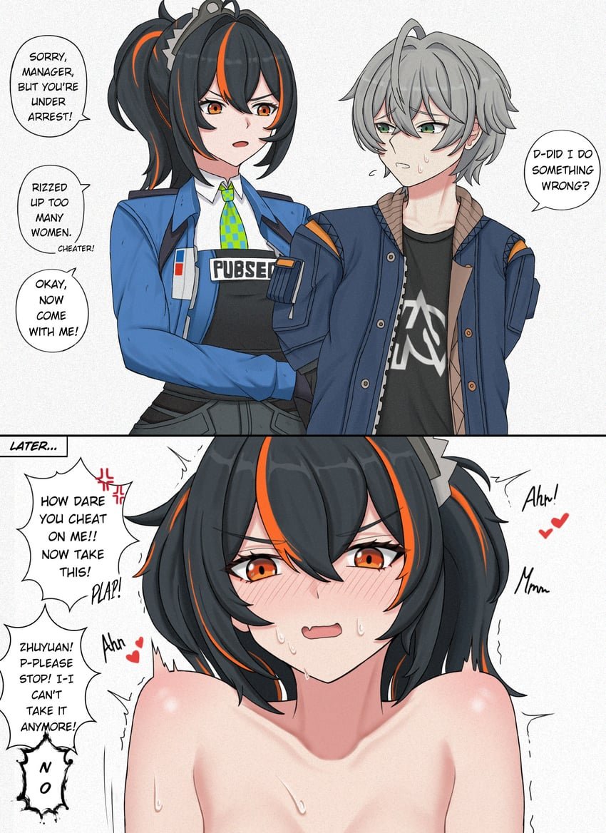 Bro get hard...

Artist by <a href="/Naneesan1/">na</a> 
#ZenlessZoneZero #ZZZero