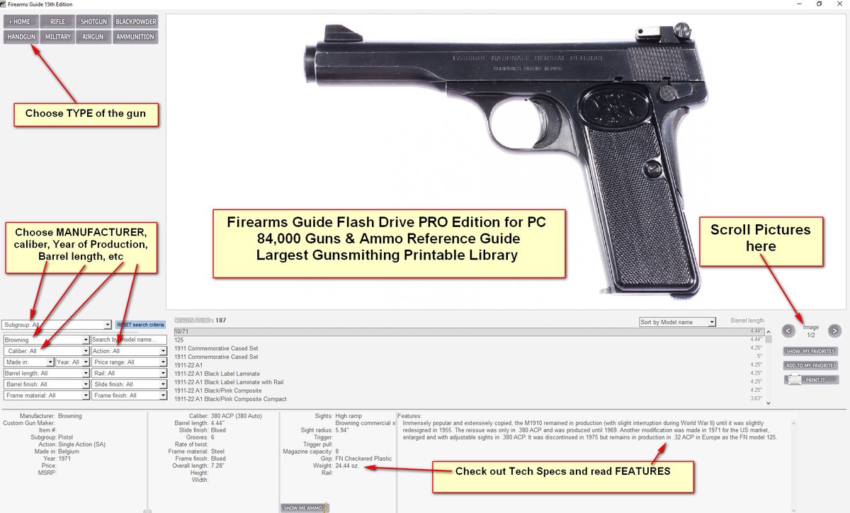 FirearmsGuide's tweet image. SERIAL NUMBERS FOR ALL BROWNING GUNS MANUFACTURED AFTER 1976

firearmsguide.com/index.php?opti…

#browning #Guns #gundealer #collector