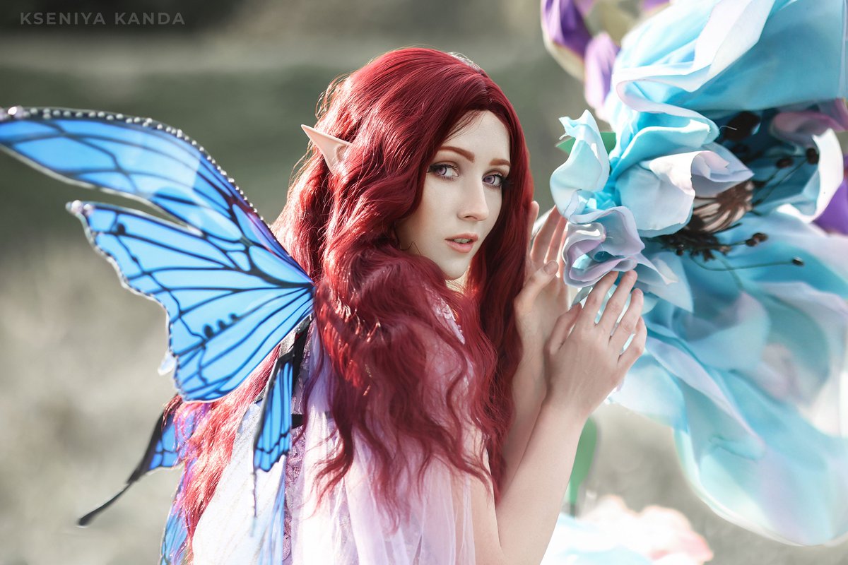 KseniyaKanda's tweet image. It looks like I`m a fairy 🧚‍♂️ 
#fairycosplay #fairycore #butterflycostume #originalcosplay #originalcharacter #fairy
