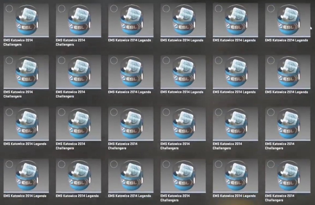 lepajeecs's tweet image. Streamer @Trainwreckstv owns 77 Katowice 2014 capsules worth $2,500,000  
This is more than half of the known supply left.

#cs2 #counterstrike #counterstrike2 #steam #gaming #fps