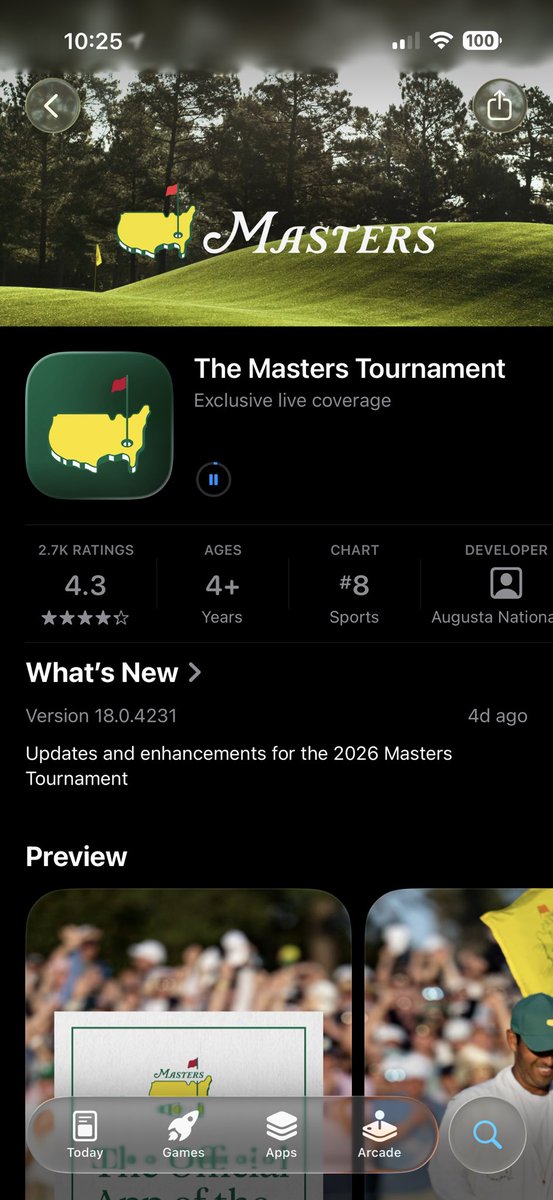 Tomlzzo's tweet image. Time for a tradition unlike any other. It’s officially Masters week