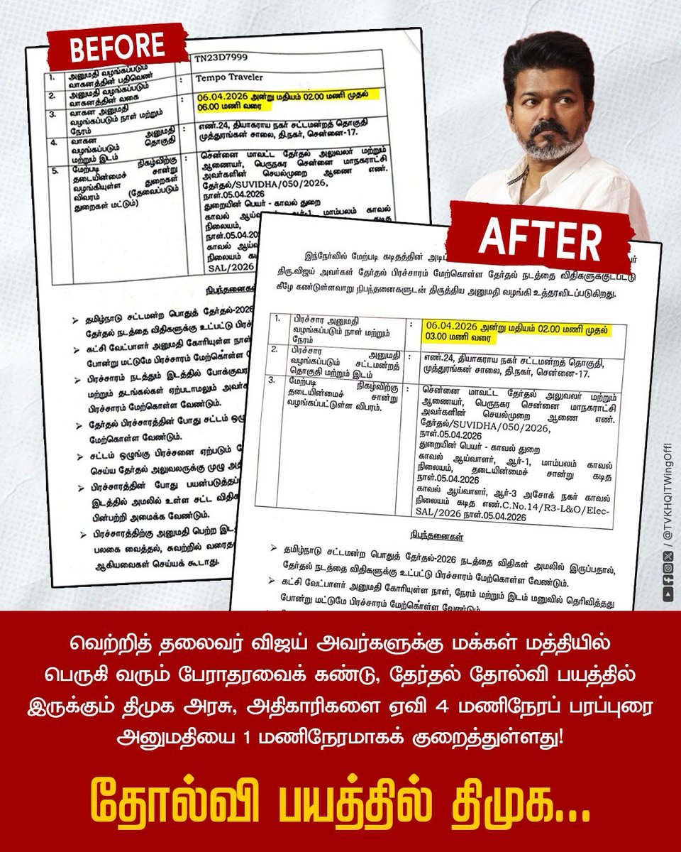 TVK IT Wing Official tweet media