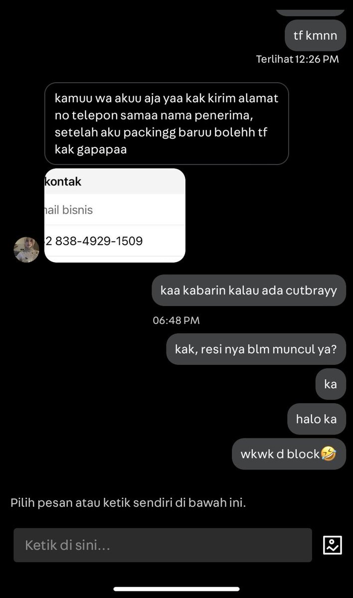 beloved13_'s tweet photo. tiatiii guys penipu di akun carousell, bantu ak spam dia plsss😔💔 https://t.co/x9zloWpS8I