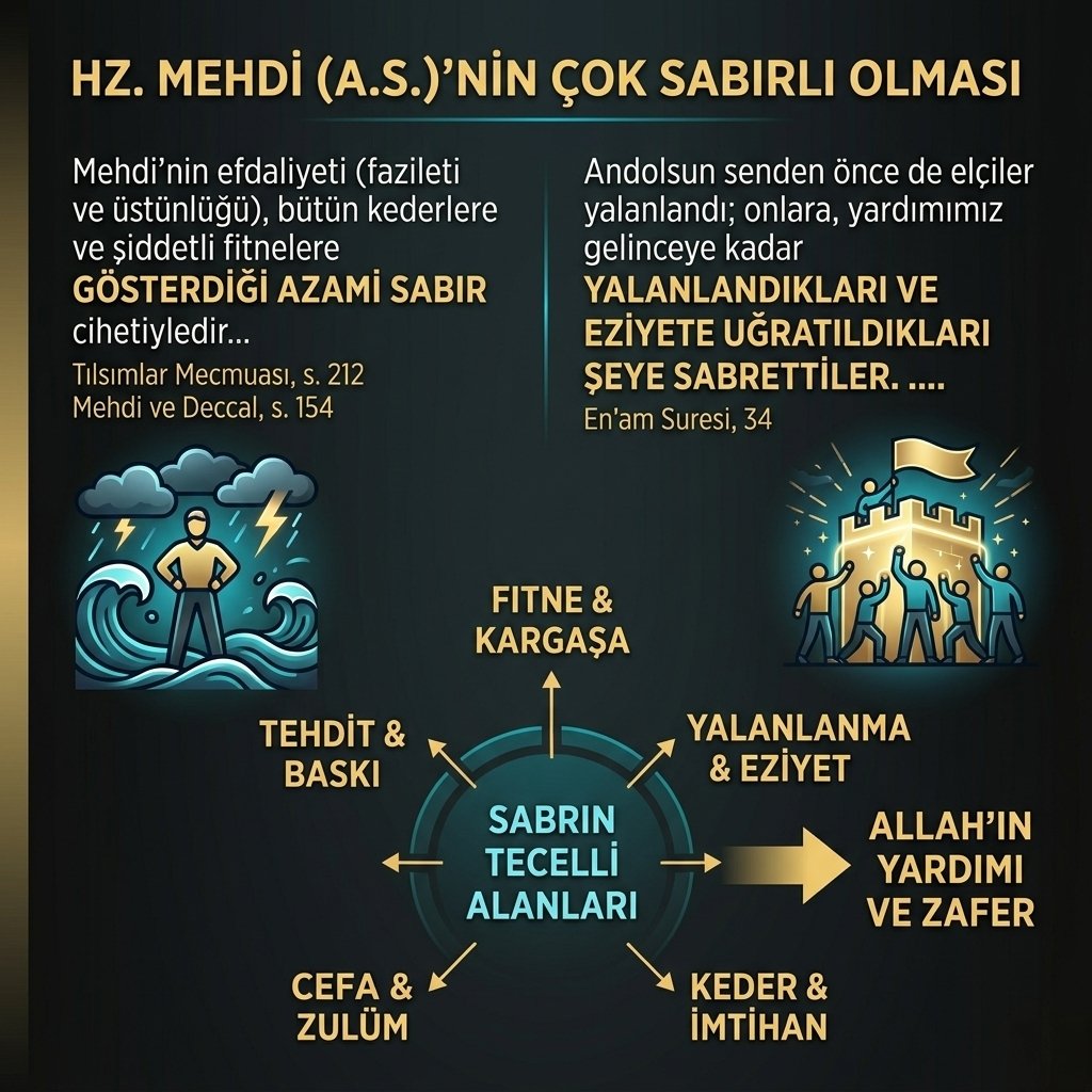 Quran_Student's tweet photo. 🕊️ Büyük Dönüşümün Sessiz Gücü: Sabır

İnsanlık tarihi boyunca büyük değişimlere öncülük eden şahsiyetlerin ortak bir paydası vardır: Sarsılmaz bir irade ve dağları yerinden oynatacak kadar köklü bir sabır. Hz. Mehdi (a.s.) söz konusu olduğunda ise bu sabır, sadece bekleme süreci değil; her türlü zorluğa, baskıya ve fitneye karşı gösterilen bir "aktif direnç" halidir.

⚓ Fitnelerin Dalgaları Arasında Bir Kale

Modern dünyanın karmaşasında, hakikati savunmak ve adalet sancağını yükseltmek kolay bir görev değildir. Rivayetlerde Hz. Mehdi’nin (a.s.) faziletinin, karşılaştığı şiddetli kederler ve fitneler karşısındaki azami sabrından kaynaklandığı belirtilir. Bu durum, onun sadece bir lider değil, aynı zamanda ruhsal bir dayanıklılık abidesi olduğunun en büyük kanıtıdır.

Bir davanın büyüklüğü, o yolda çekilen çilelerin ve gösterilen metanetin büyüklüğüyle ölçülür. Tıpkı geçmişteki peygamberlerin ve elçilerin yalanlanmalarına, eziyet görmelerine rağmen Allah’ın yardımı gelene kadar sebat etmeleri gibi, ahir zamanın bu büyük ismi de aynı ilahi sünneti takip eder.

📜 Elçilerin Mirası: En’am Suresi’nin Mesajı

Kur’an-ı Kerim’de buyurulan “Onlara yardımımız gelinceye kadar yalanlandıkları ve eziyete uğratıldıkları şeye sabrettiler” (En’am Suresi, 34) ayeti, aslında tüm hak yolcuları için bir yol haritasıdır. Sabır, sadece pasif bir boyun eğme değil; karanlığın en koyu olduğu anda bile güneşin doğacağına olan kesin inançtır.

Hz. Mehdi’nin (a.s.) üstünlüğü de tam bu noktada tecelli eder. O, insanların ümitsizliğe düştüğü, değerlerin altüst olduğu bir dönemde, sarsılmaz bir teslimiyetle görevini sürdürür. Bu sabır:

• Yalanlanmaya karşı doğruluktan ödün vermemektir.

• Zorluklara karşı ilahi takdire rıza göstermektir.

• Yalnızlığa karşı Allah’ın beraberliğini hissetmektir.

💎 Sabırla Yoğrulan Bir Gelecek

Unutmamak gerekir ki; demir ateşte dövülerek çelikleşir, elmas ise yüksek basınç altında parlar. Hz. Mehdi’nin (a.s.) hayatındaki her zorluk, onun manevi makamının ve etkisinin artmasına vesile olan birer basamaktır. Toplumların manevi bir buhran içinde olduğu anlarda, onun bu sabrı tüm inananlar için bir güven limanı ve ilham kaynağıdır.

Adaletin ve huzurun yeryüzüne hakim olacağı o kutlu günlere yürürken, bu büyük zatın gösterdiği sabır örneği, bizlere her türlü güçlük karşısında dik durmanın ve umudu diri tutmanın anahtarını sunmaktadır.

#Sabır #HzMehdi #Maneviyat #Hakikat #İrade #AhirZaman #Adalet