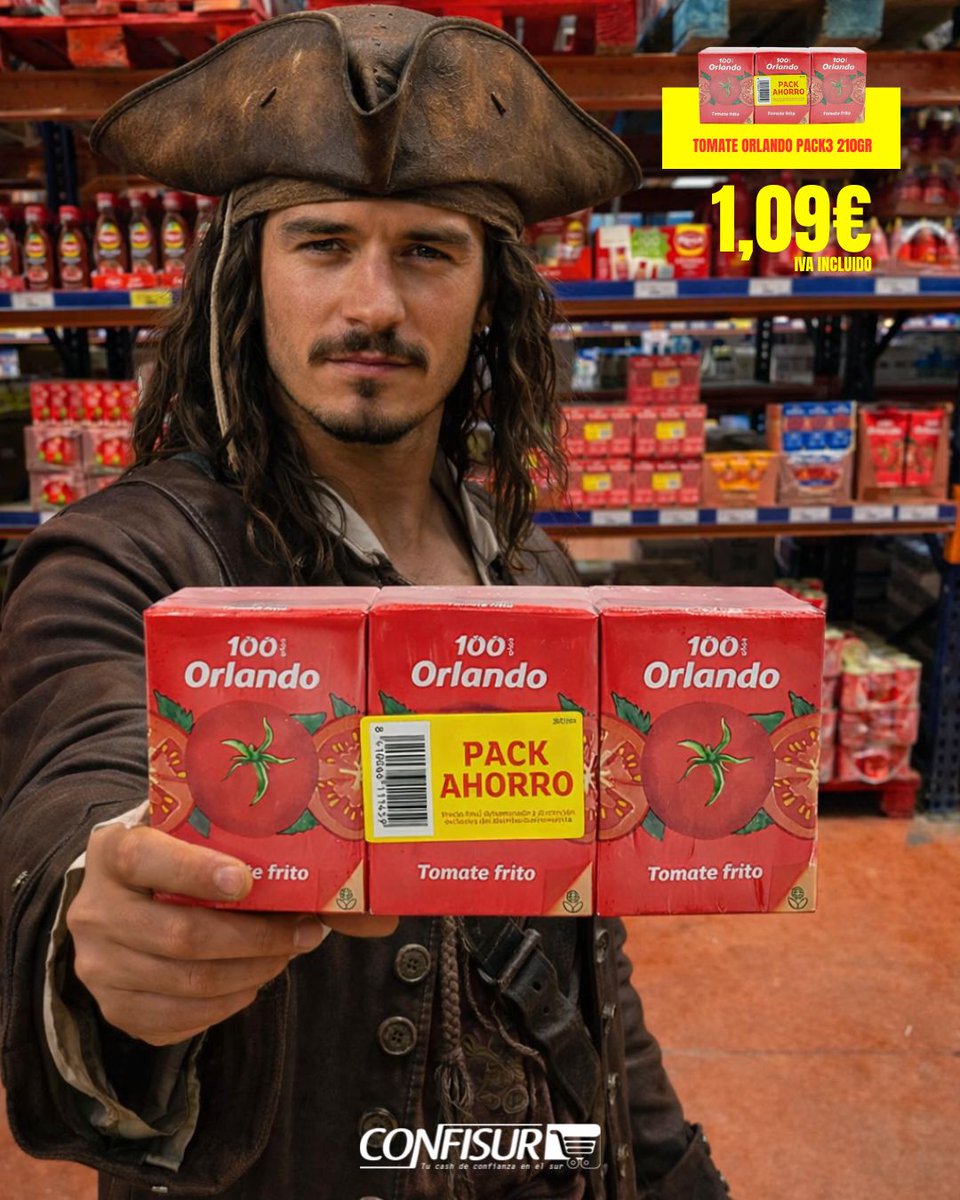 Ni oro, ni plata... yo solo quiero este tomate, pirata.