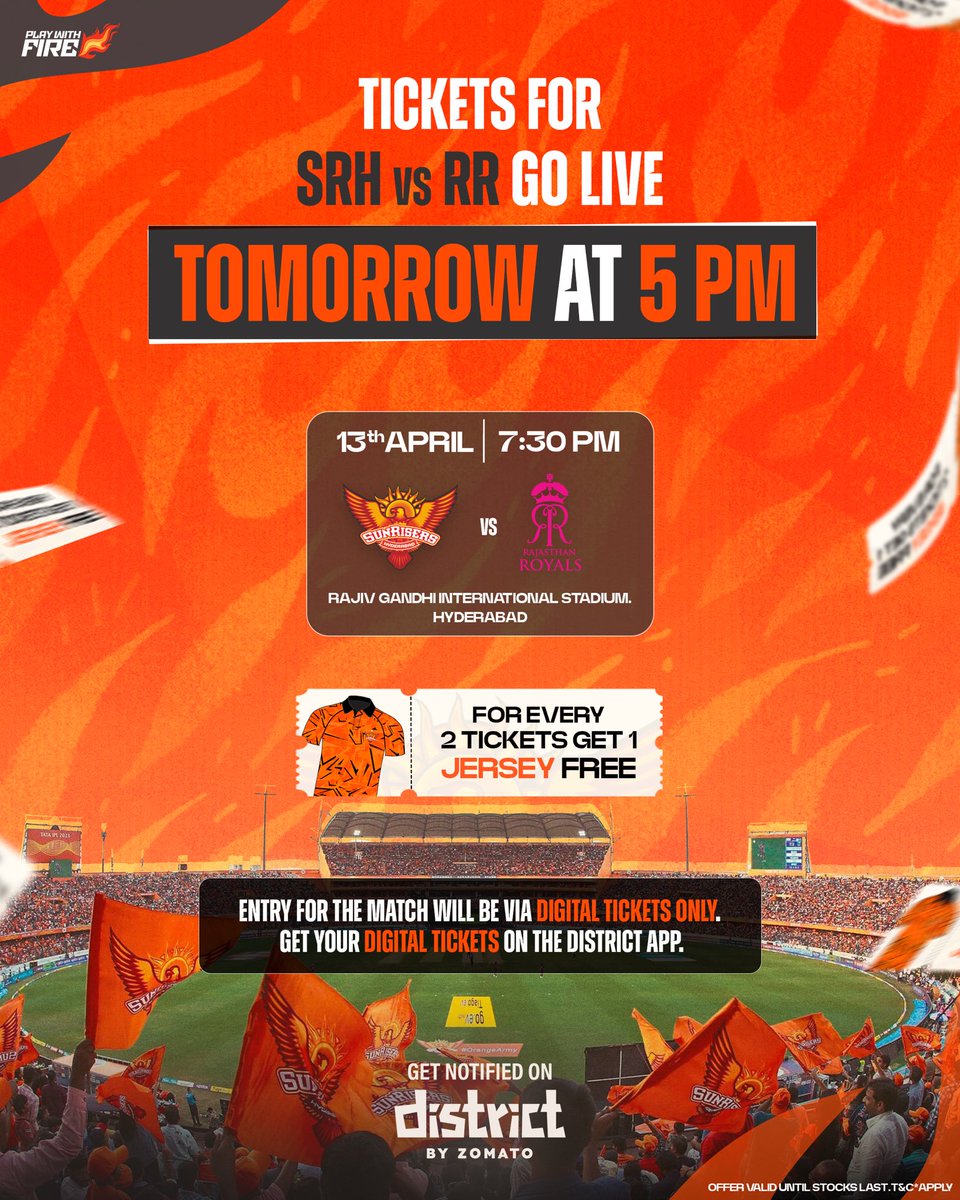 SunRisers Hyderabad tweet media
