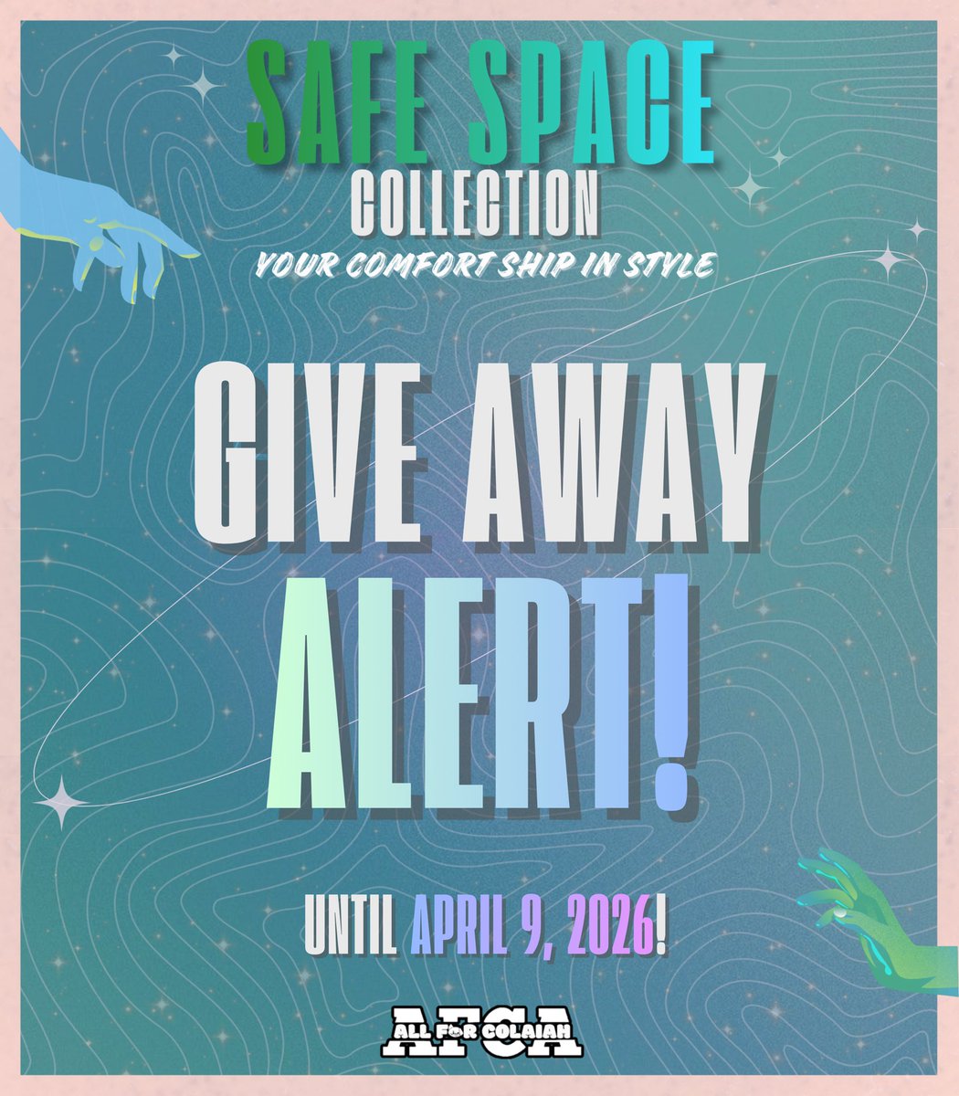 _allforcolaiah's tweet photo. β¨ GIVEAWAY ALERT: SAFE SPACE COLLECTION β¨
We are giving away Safe Space Collection bundles to three (3) lucky winners! ππͺ
Mechanics:
β’ Follow us on Tiktok and Instagram (@allforcolaiah)
β’ Reply your proof of following with your message to COLAIAH and BINI for the upcoming Coachella! πΈπ‘
π: This giveaway ends on April 9, 11:59 pm.
Good luck, Ramen Besties! β¨
#SafeSpaceCollection
#AllForCOLAIAH