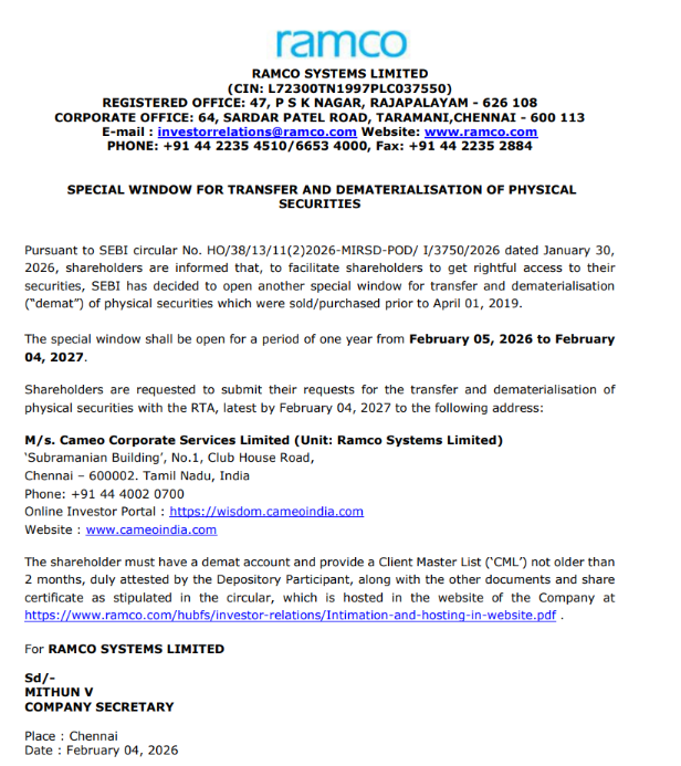 Ramco Systems tweet media