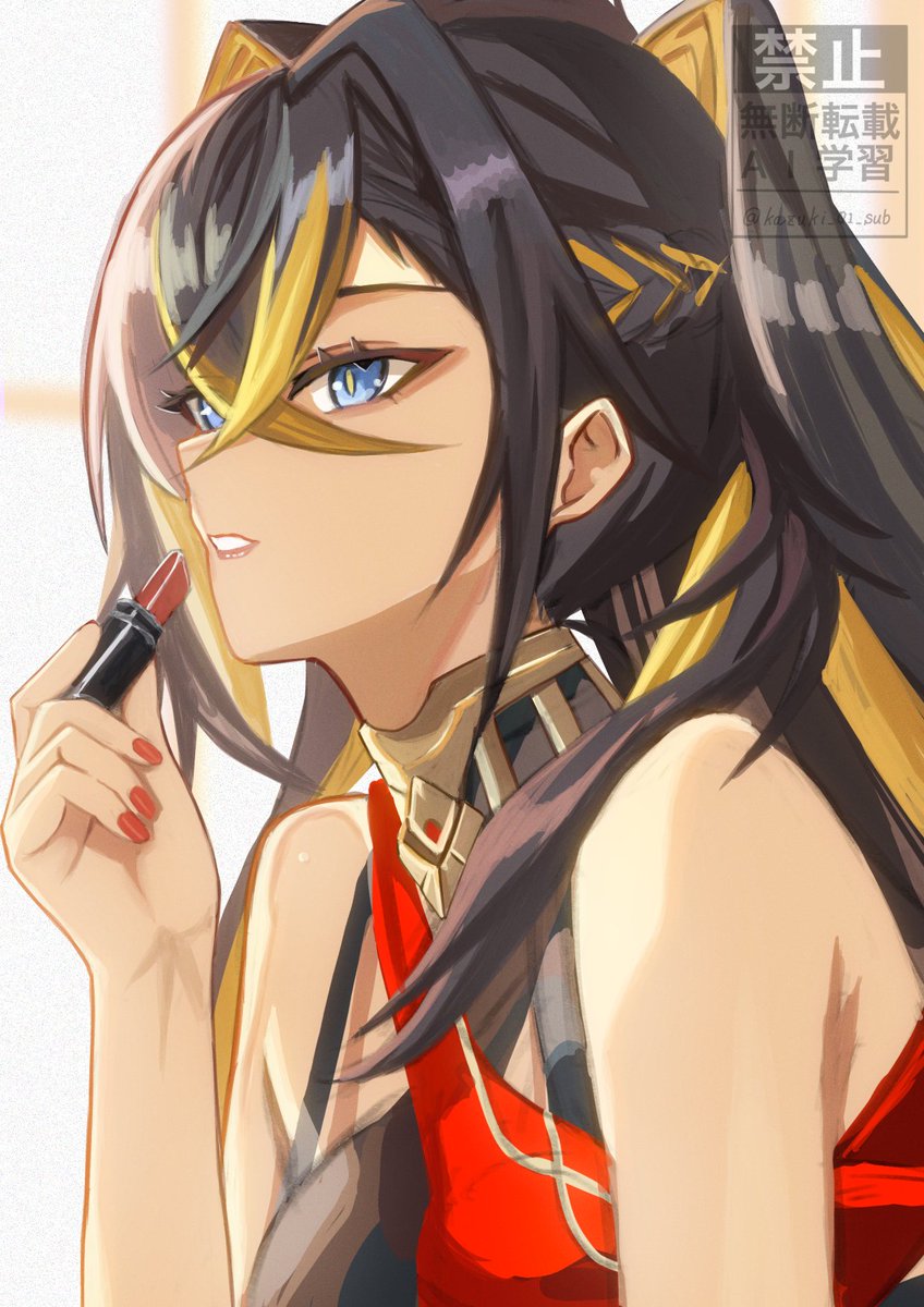 #ディシア生誕祭2026
誕生日おめでと～🎉
今回、いつもと違う塗り方してみました🥰
#Dehya #Genshinlmpact
↓戦闘準備(メイクアップ)中