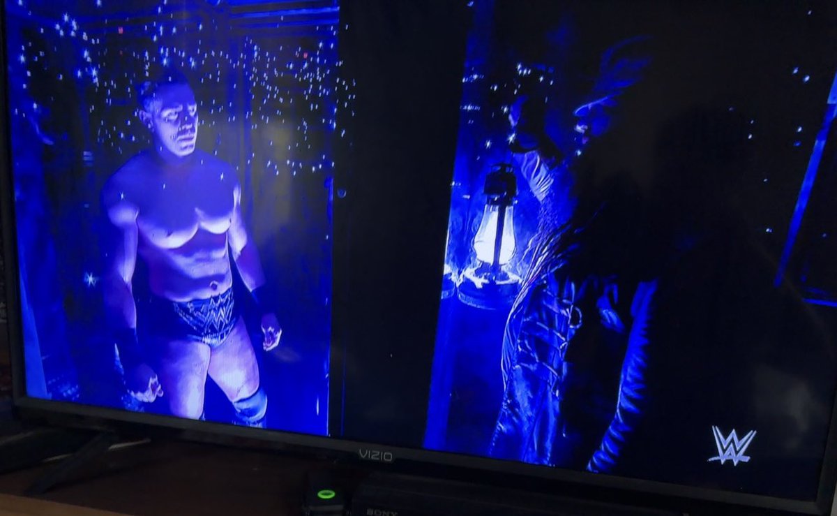 SOAismyReligion's tweet image. Watching 🎥⭕️

#BrayWyatt #WindhamRotunda #EliminationChamber