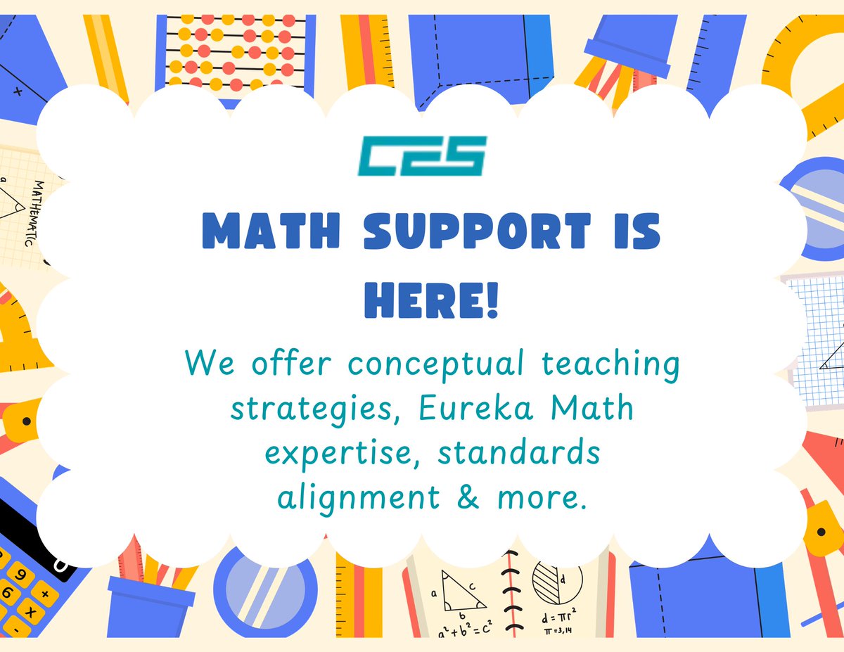 CESNM1's tweet image. #MathTeachers #STEMEd #EurekaMath #TeachingTools