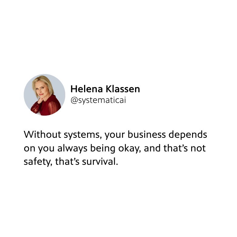 systematic_ai's tweet photo. A real business safety net isn’t luck. It’s systems.

Stability, clarity, and consistency keep your business running even when you step away.

🔗 https://t.co/67JnsVLReY

#BusinessGrowth #MarketingSystems #Entrepreneurship #Leadership #ScalableBusiness https://t.co/SNGr8K9aqa