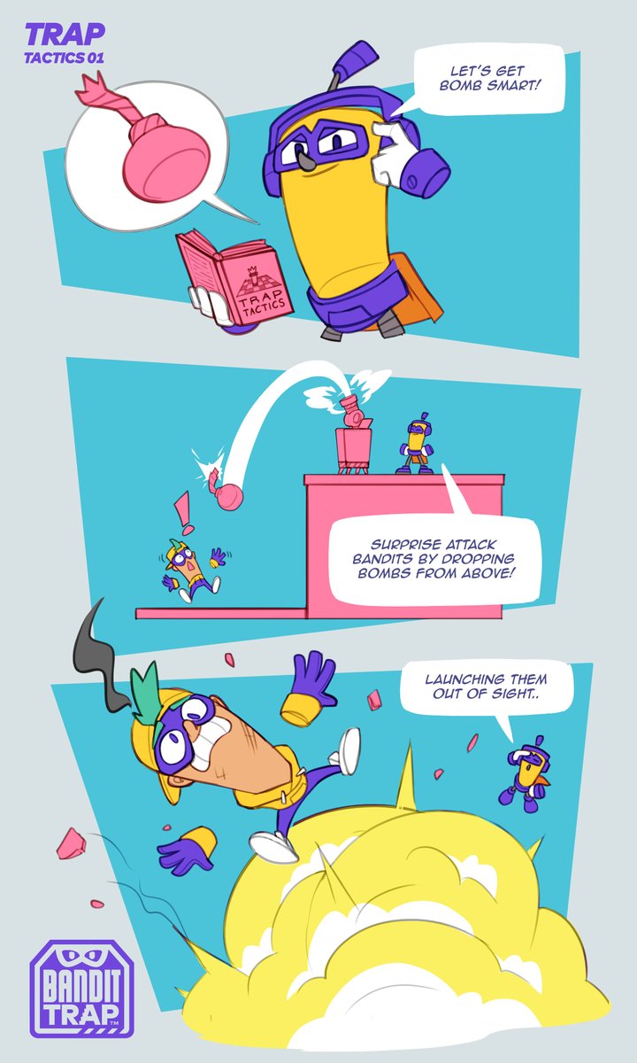 picomy's tweet image. Let’s get Bomb Smart! 🤓💣

@PMStudiosUSA 

#strategy #multiplayer #comics #bandittrap