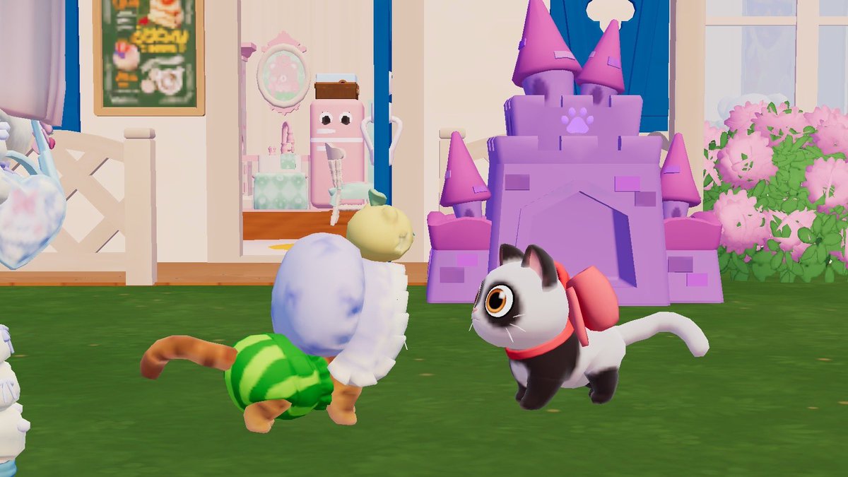 Mocochanu's tweet photo. 我が家の子可愛すぎるカップル😍

#ハートピア 
#ハートピアスローライフ
#heartopia https://t.co/hne0ck7jFR