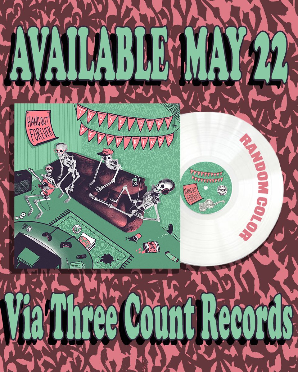 nauseousgirl's tweet photo. hi we made a vinyl w our buddies in @ThoseDogsBand who r actually just us. 
HANGOUT FOREVER
6 SONGS 3 PER BAND!! OUT MAY 22

+ doing a run of NC shows to celebrate the release
5/22 Charlotte NC at @theeveningmuse 
5/23 Durham NC at @thepinhook 
5/24 Boone NC at @lilyssnackbar https://t.co/OxXWN0gjNc