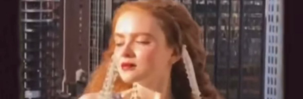 b🐝- MET SADIE SINK tweet media