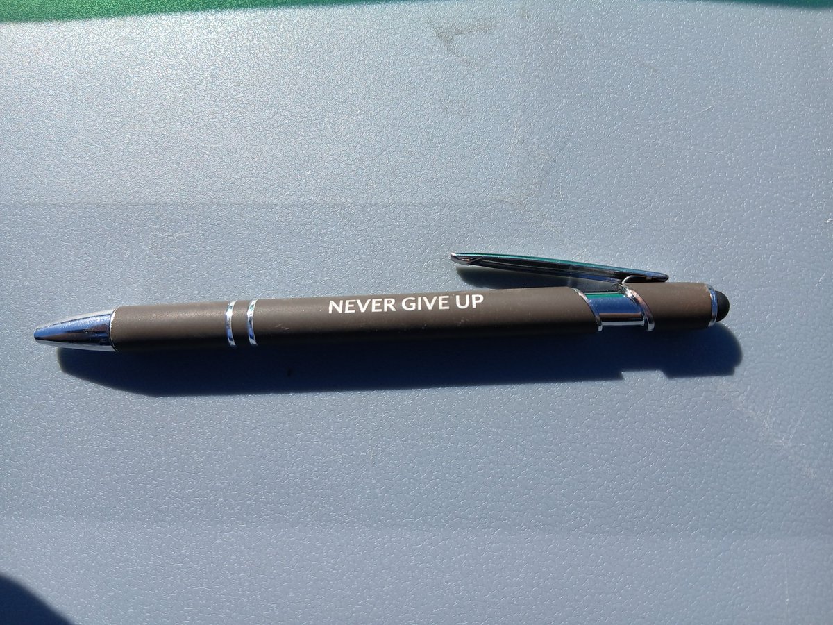 Just found a pen and i won't.