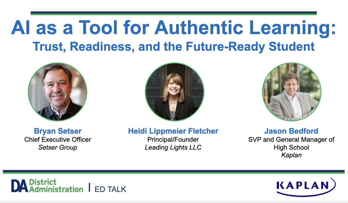 SetserGroup's tweet photo. Future-ready students won’t avoid AI. They’ll partner with it.

The gap isn’t access anymore. 📷 It’s trust, fluency, and proof of learning.

Join us on Wednesday to learn more. Register here: https://t.co/5xqnbbeetb https://t.co/uPcSbDd2vm