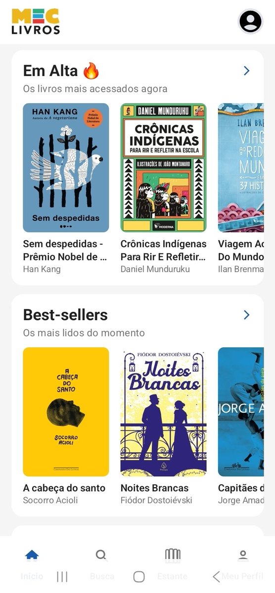 📚 Bom dia, Literas!!!
Eu não acredito que vocês não estão sabendo? Passada! Chocada 😲 

Agora temos disponível o MEC LIVROS 
É ISSO MESMO!!!
Acesso à mais de 8.000 Obras Nacionais e Best-Selles. 

É só baixar o app e mergulhar na leitura 
play.google.com/store/apps/det…