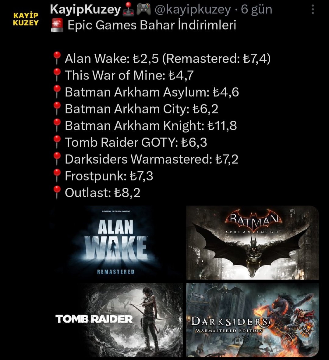 KayipKuzey🕹🎮 tweet media