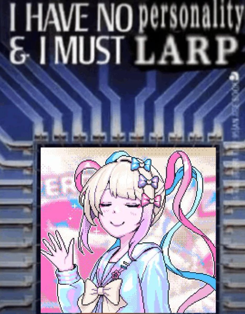 kavaiiangel's tweet image. my personality is #larp