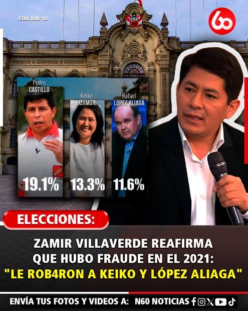 Alvarez es muñeco de la torta putrefacta preparada x Cerron con Gorriti y Meza?… fueron ellos los q cometieron el fraude el 2021? Se repite la jugada? <a href="/SocialismoNMas/">Socialismo Nunca Más</a> ??? Nos quieren hacer cholitos? la caviarada piensa q todavía controla los medios? <a href="/ExpresoPeru/">Diario Expreso</a> <a href="/PoliciaPeru/">Policía Nacional del Perú</a>