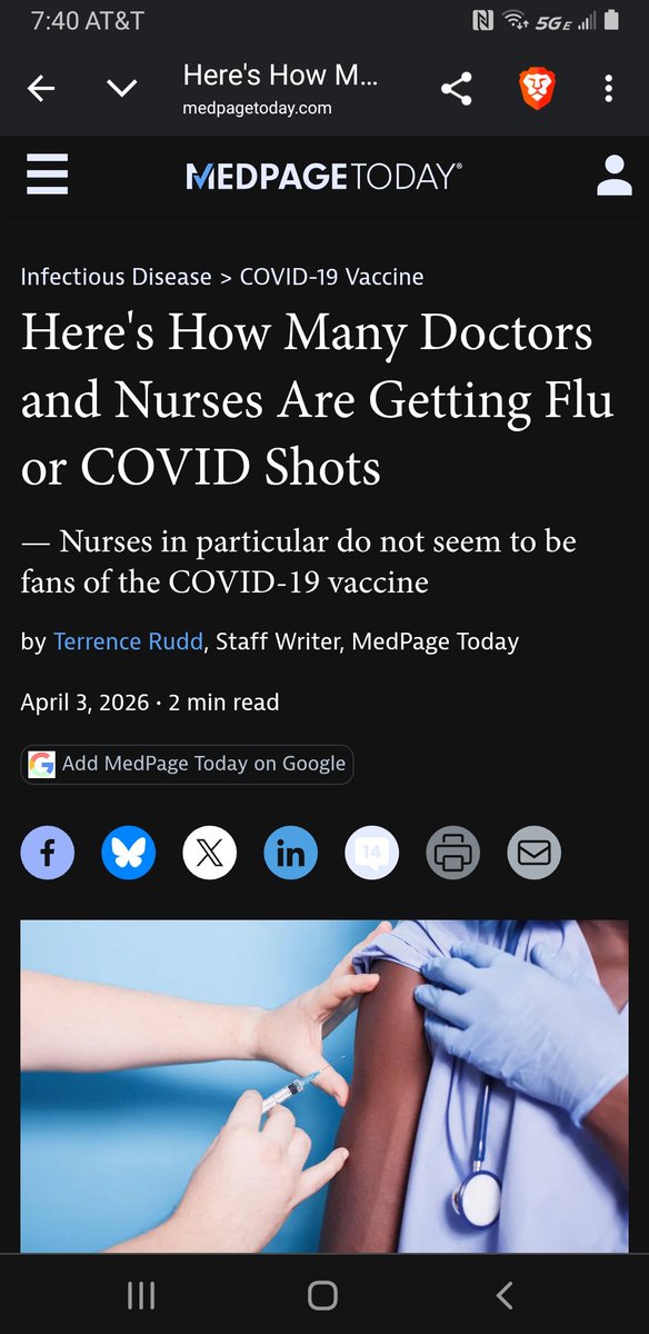ControlGroup8's tweet photo. HIDDEN HEADLINE
Many Nurses Are NOT Getting COVID Shots https://t.co/gqdQthPHJ2 https://t.co/sdQuxuguPr