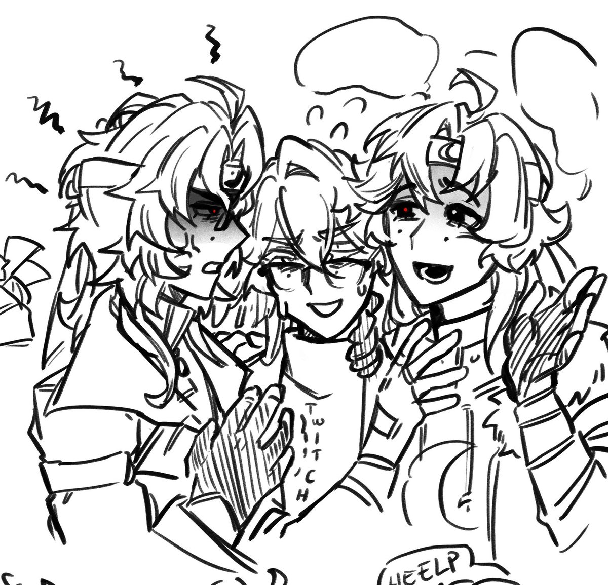 meowwie609's tweet image. #sapfies #DaD hi so the evilfies and DaDfies demons got to me so now sap has to deal with two at the same time 🙂‍↕️