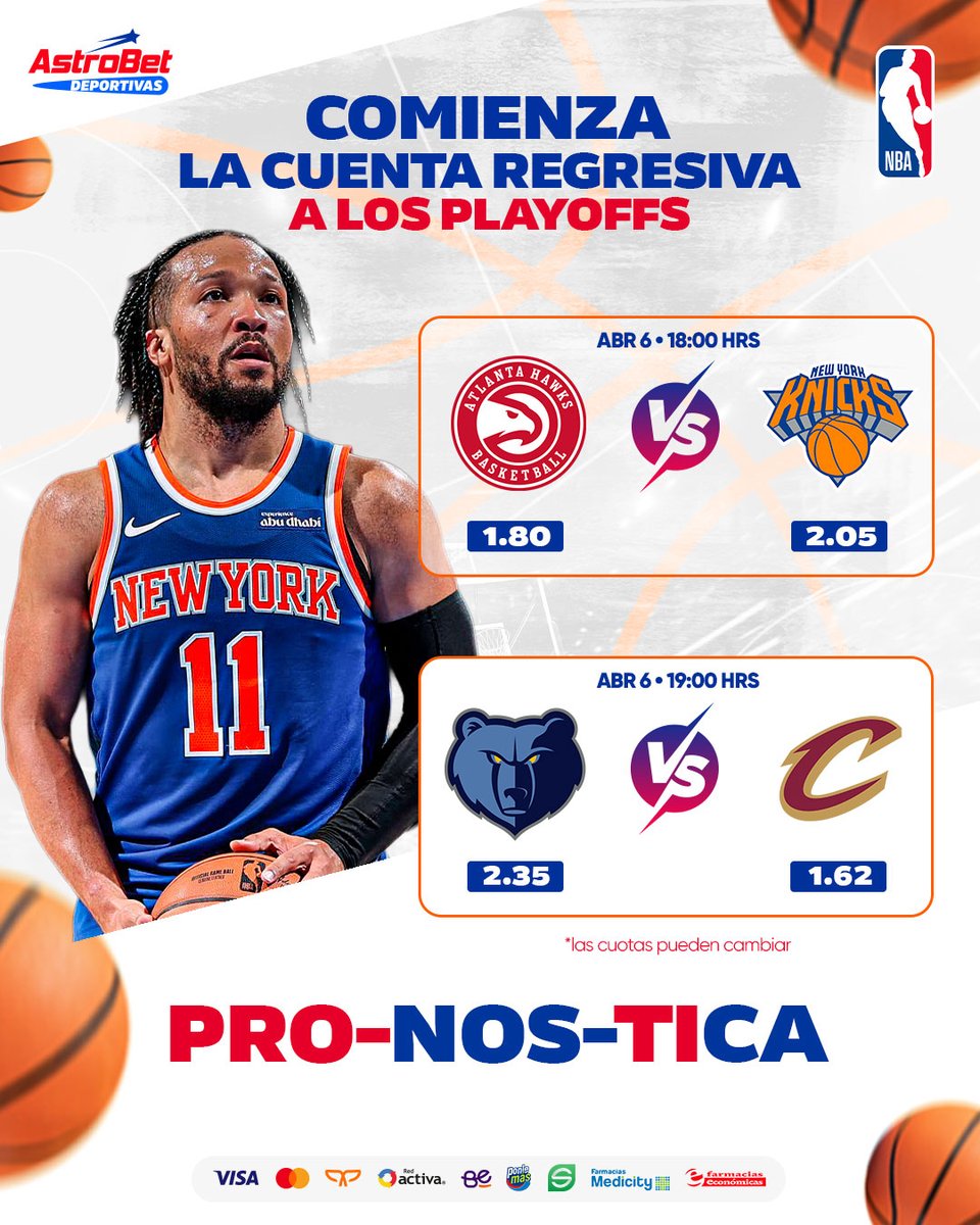 🏀 Ya esto no es cualquier partido, se están jugando la posición para playoffs… y cada victoria cuenta de verdad.​

Pro-nos-tica en Astrobet.ec ​

#Astrobet #Ecuador