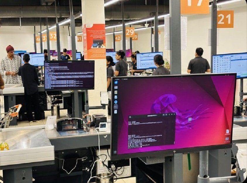 hacktoria's tweet photo. Even supermarkets run on Linux https://t.co/ObZwLZtl1D