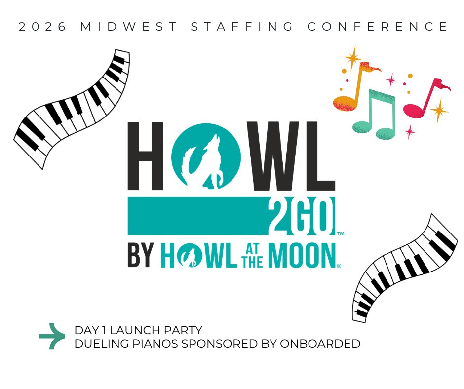 ISSAworks's tweet image. Midwest Staffing Conference Launch Party on 4/22 features Howl2Go Dueling Pianos.
After a full day of learning, this is your moment to let loose!
Dueling pianos entertainment sponsored by Onboarded
#MidwestStaffingConference #DuelingPianos #LaunchParty