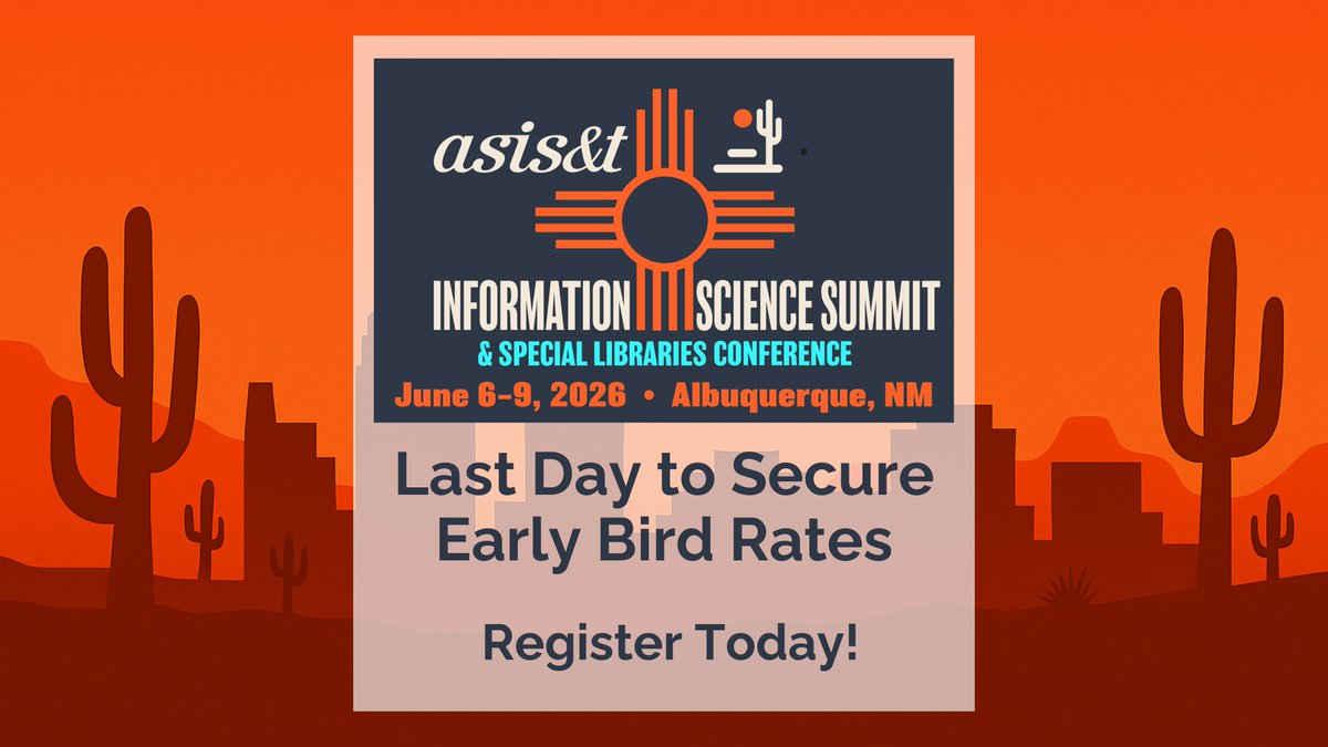 ASIS&T tweet media