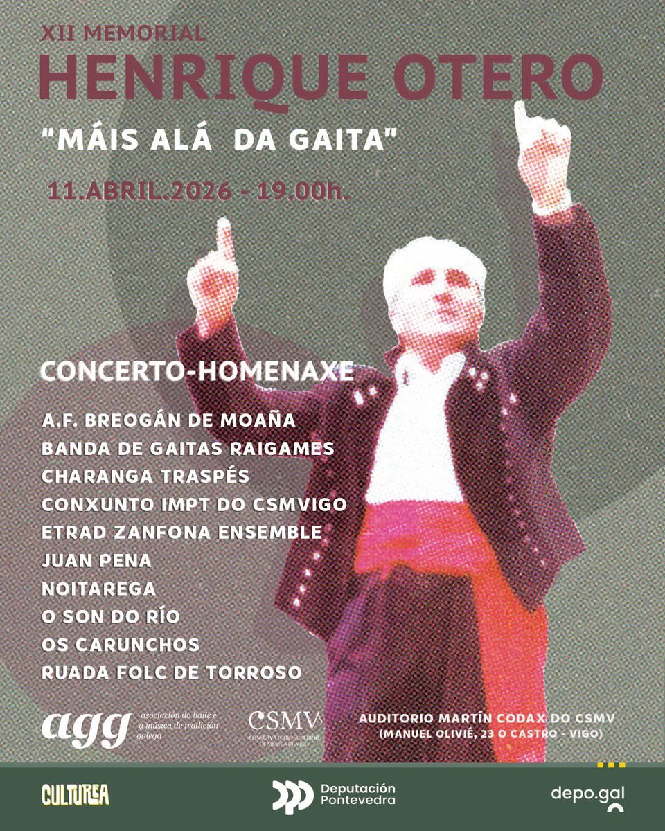 actraspes's tweet photo. E pola tarde a nosa Charanga estará no XII Memorial Henrique Otero, a partir das 19h no Auditorio do Conservatorio Superior de Música de Vigo 👣
.
Ven troulear con nós!
.
#traspés #traspès #charangatraspés #vigo #memorialho https://t.co/i428S6XYTm