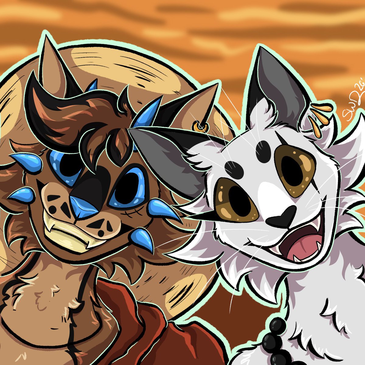 Little drawing for my buddy because I just started watching One Piece!