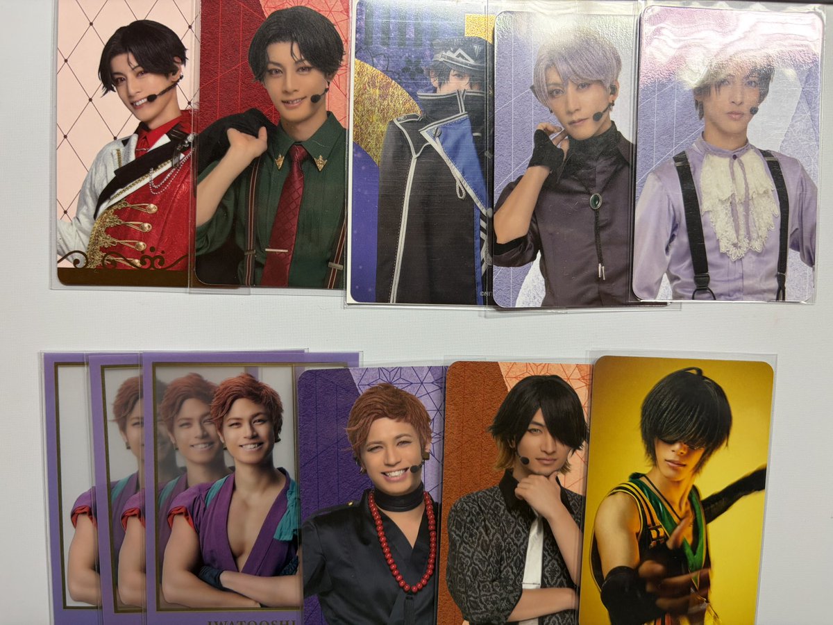 Siramomo_Y's tweet photo. 【交換譲渡】刀ミュ　過去作　カード
譲　画像
求　同異種笹貫、国広、後家、膝丸or定価＋送料

郵送のみ
2点からだと嬉しいです https://t.co/wFPSzh8A0G