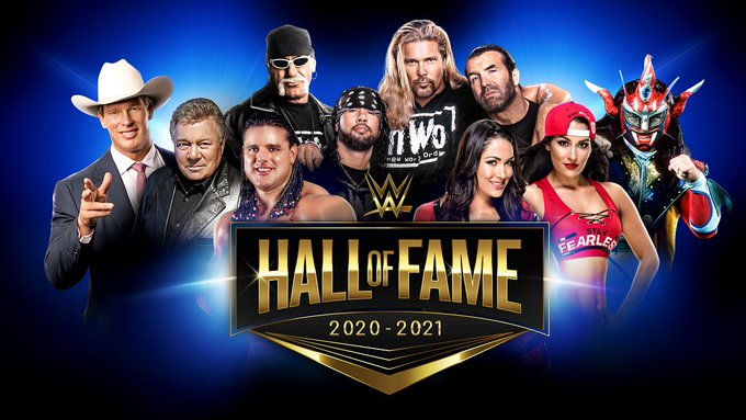 wrestle_hist's tweet photo. 4/6/2021
The 2020 WWE Hall of Fame took place from Tropicana Field in St. Petersburg, Florida.
#WWE #WWEHallOfFame #JBL #TheBritishBulldog #JushinThunderLiger #nWo #TheBellaTwins #WiliamShatner #TitusONeil https://t.co/Sz15ol0NKX