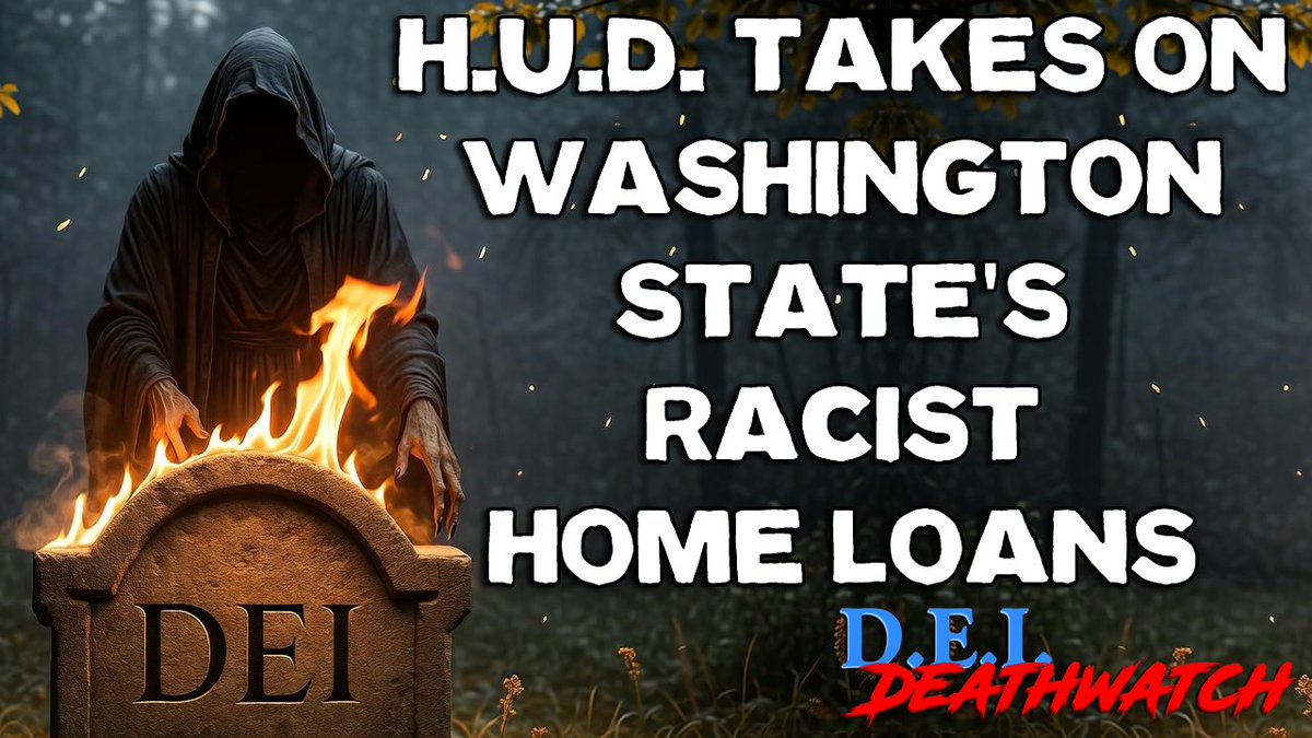 Scribe_Light's tweet image. #DEIDeathwatch! 12:30pm P/3:30pm E! @HUDgov takes aim at explicitly racist home loan program in Washington State! @Forbes struggles with their #DEI cheerleading! @GWtweets doubles-down on college DEI programs! And more! Like &amp;amp; Share! youtube.com/watch?v=nvNBEo…