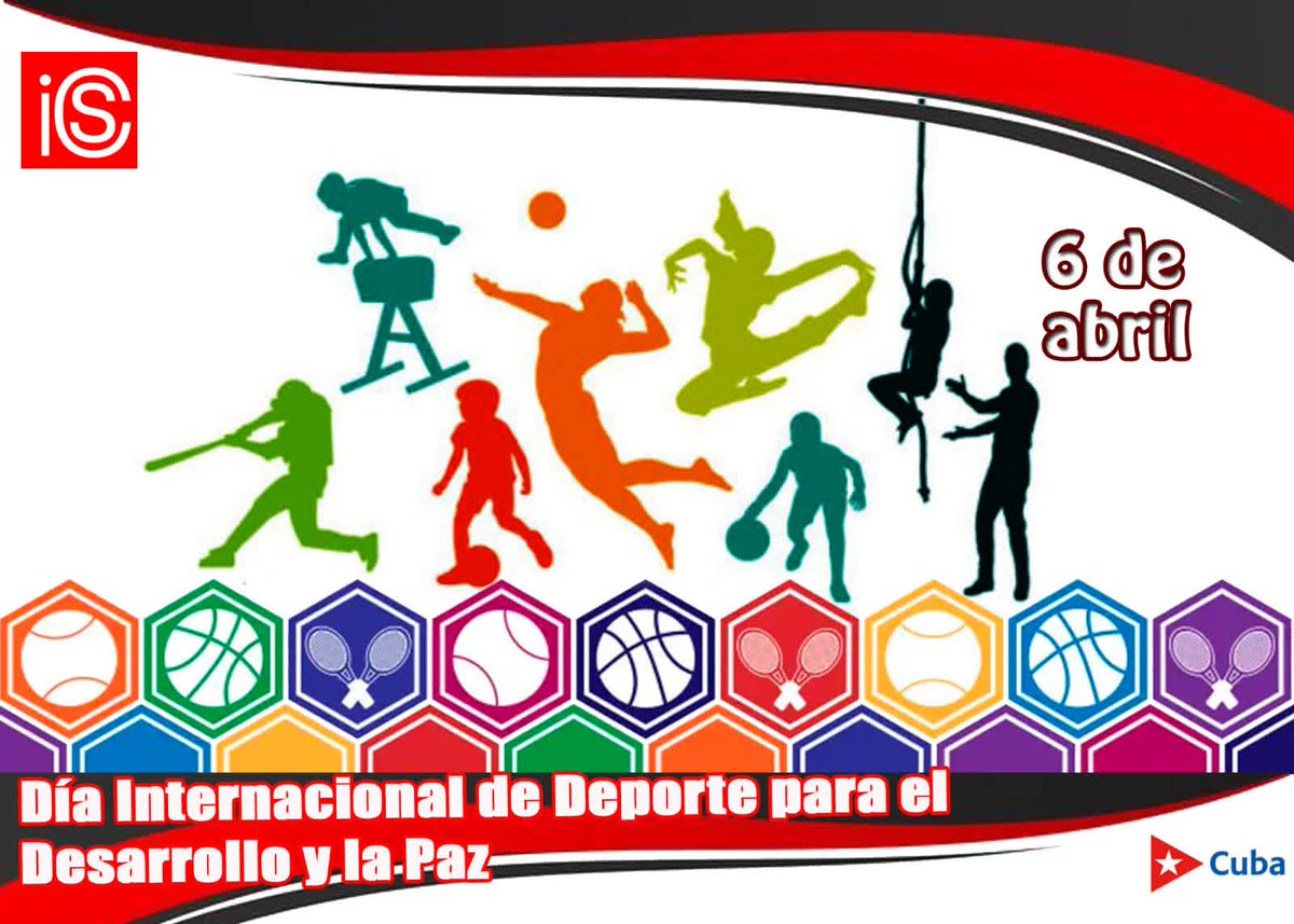 🏃‍♂️⚽️🏀 El deporte tiende puentes y derriba barreras.  
En el #DíaDelDeporte para el Desarrollo y la Paz, recordamos su poder para unir comunidades, inspirar inclusión y fomentar diálogo en un mundo fragmentado. 🌍✊  

#LaHabanaDeTodos
